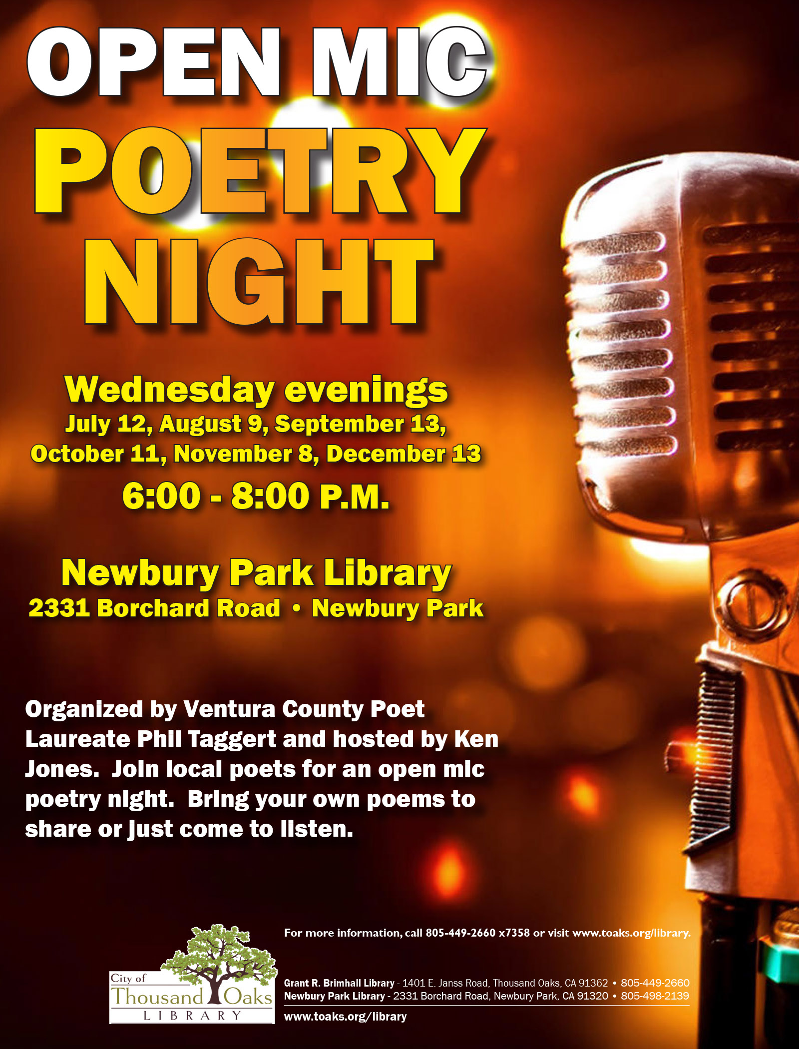 Poetry Night SummerFall 2017