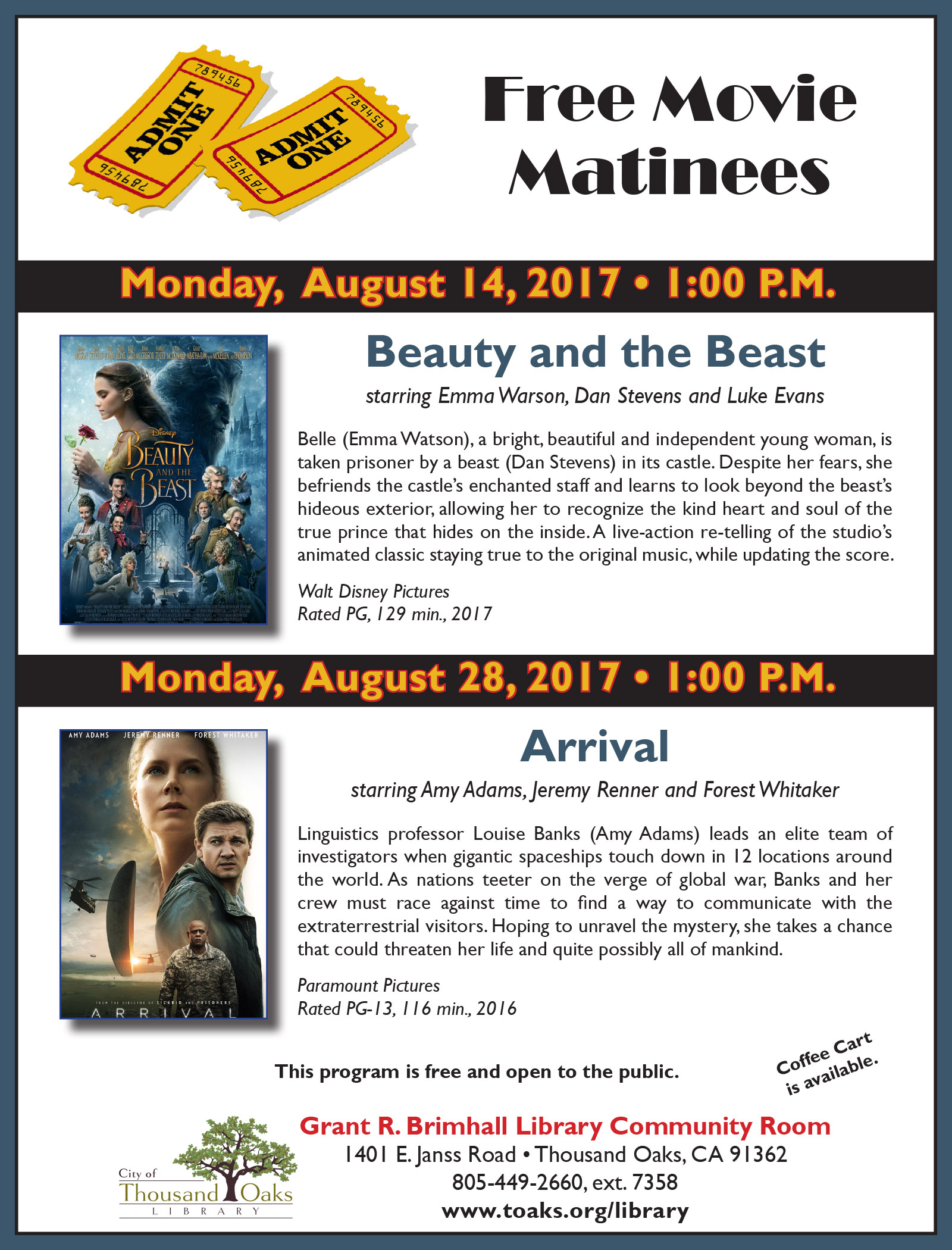 GRB Movies - August 2017