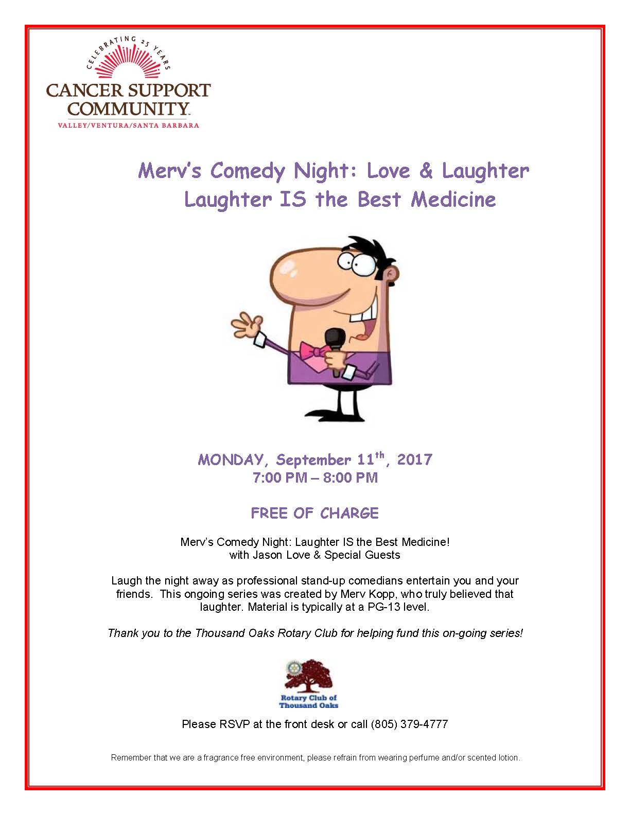 9-11 Comedy Flyer