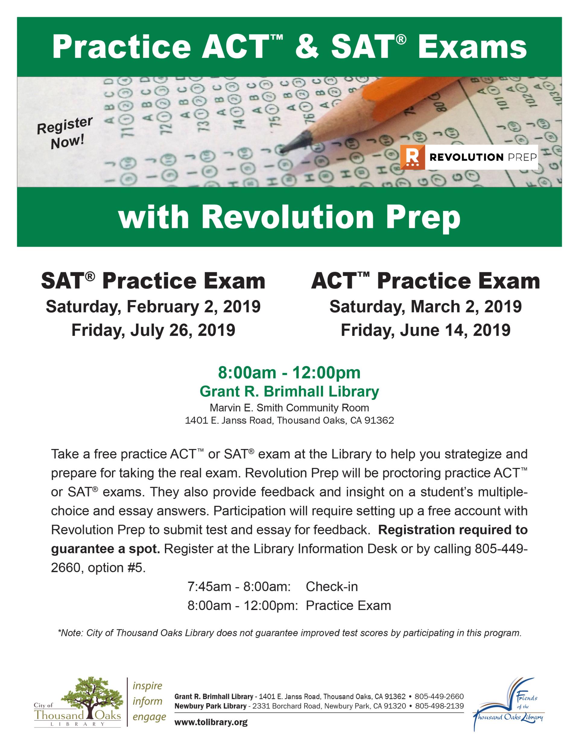 Practice ACT & SAT Tests