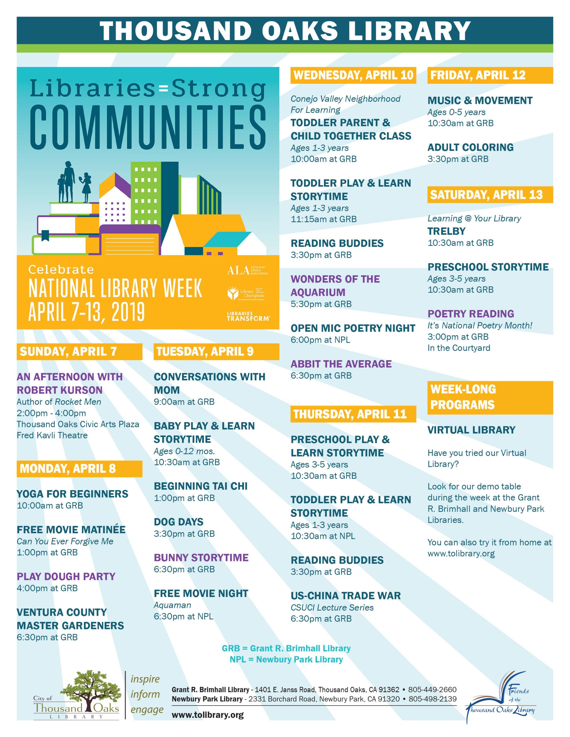 National Library Week - Apr 2019