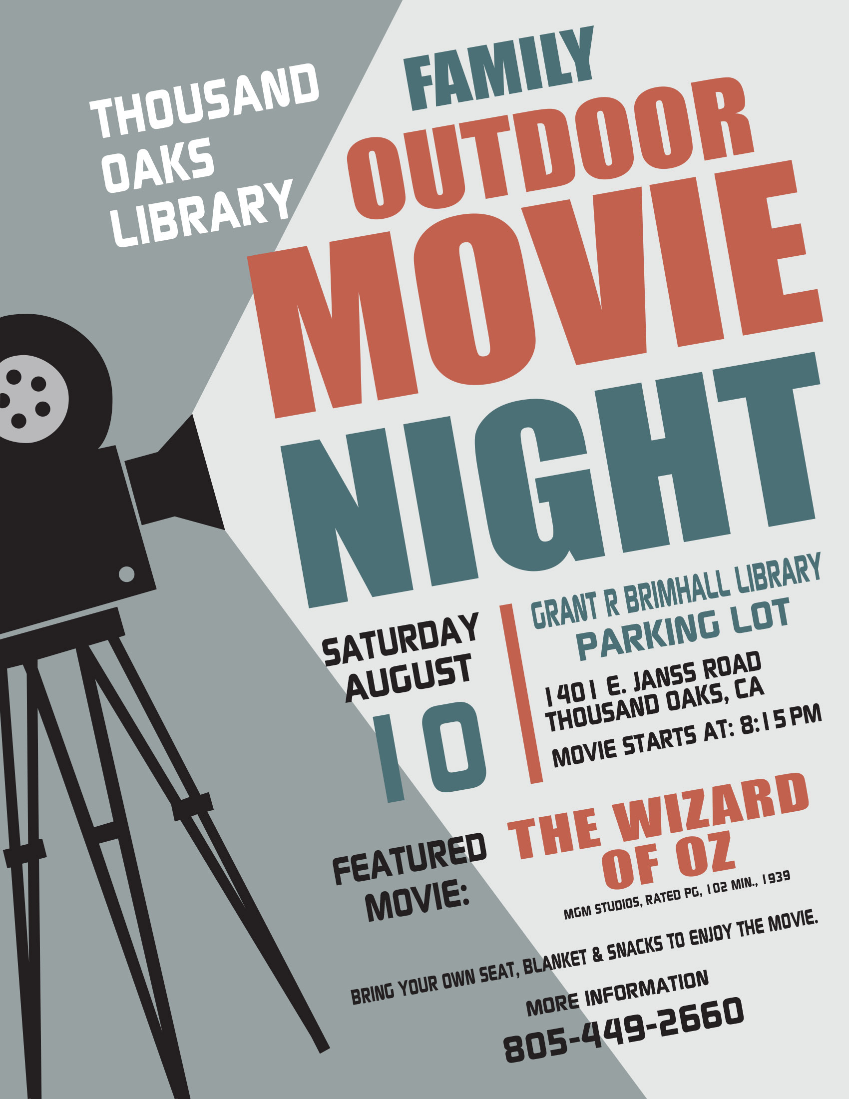Family Outdoor Movie Night - Aug 2019