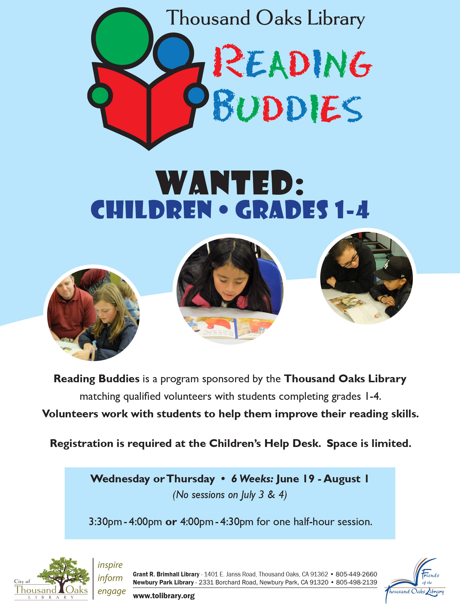 Reading Buddies-Summer 2019-English