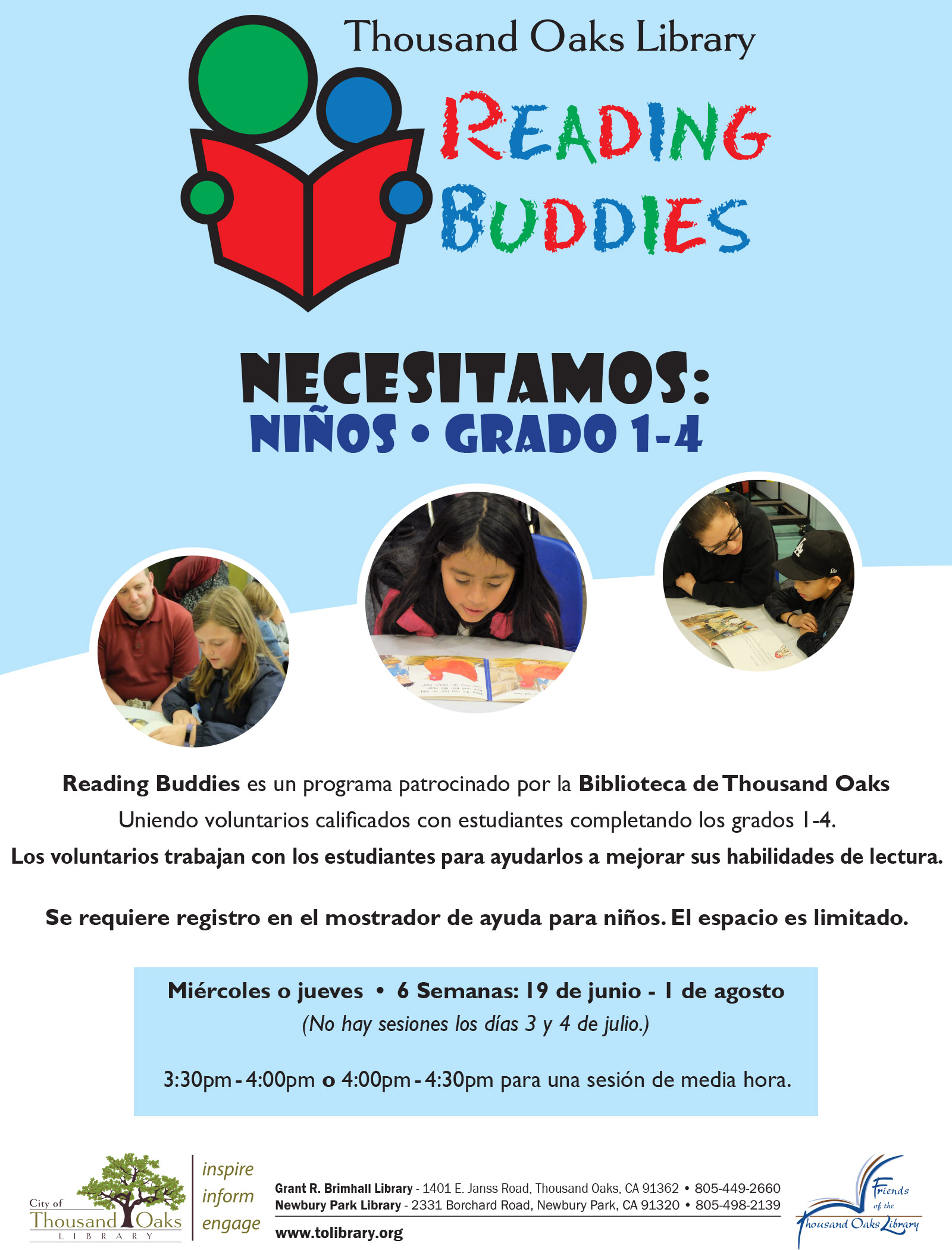 Reading Buddies-Summer 2019-Spanish
