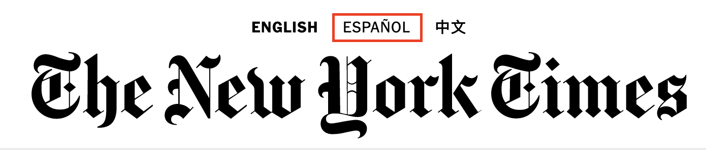 NYTimes Spanish