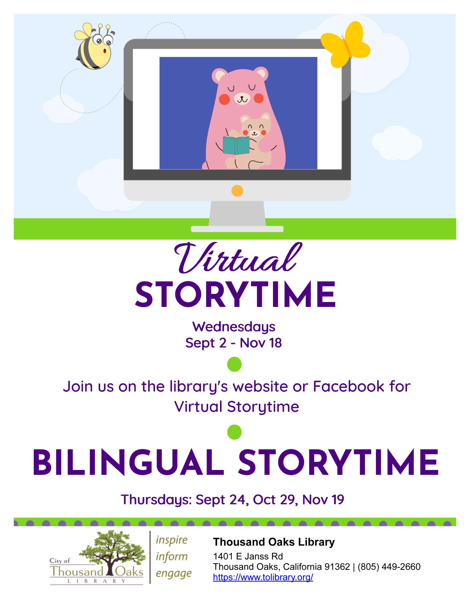 fall storytime flyer