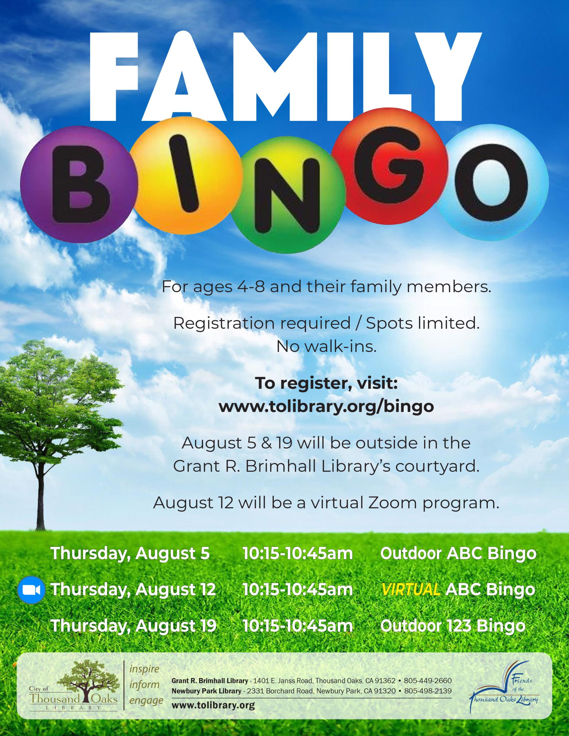 Family Bingo FlyerRev