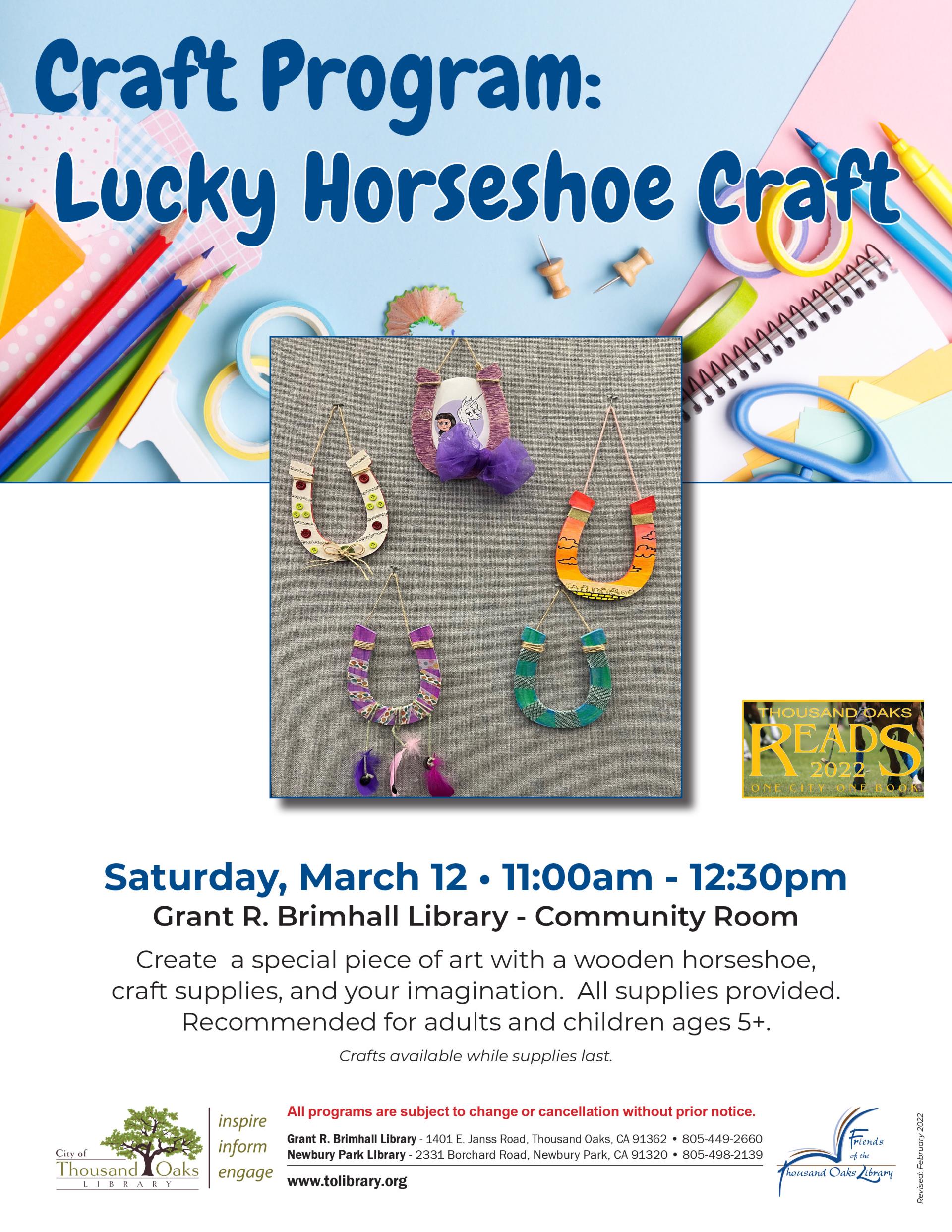Craft Program - Mar 2022