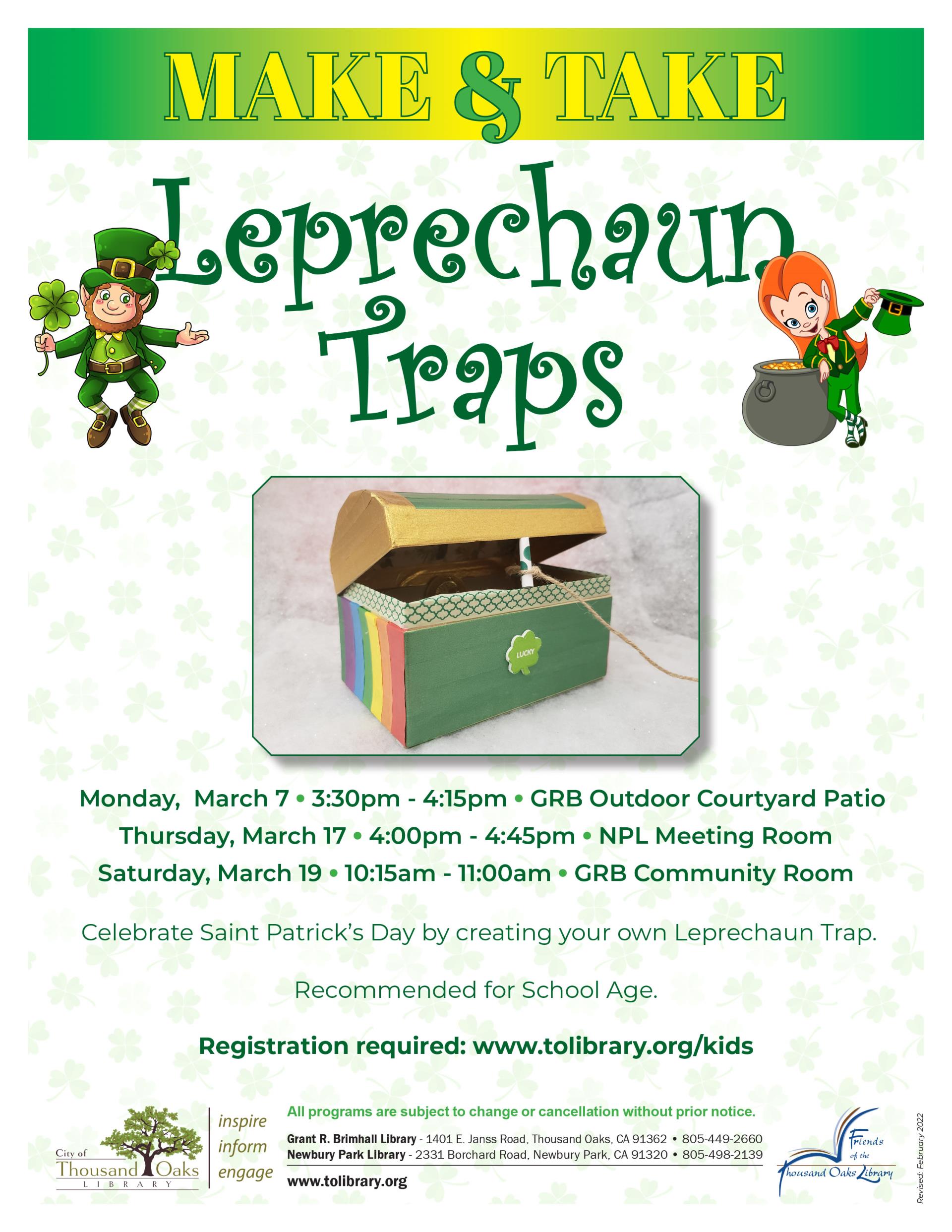Leprechaun Traps - March 2022