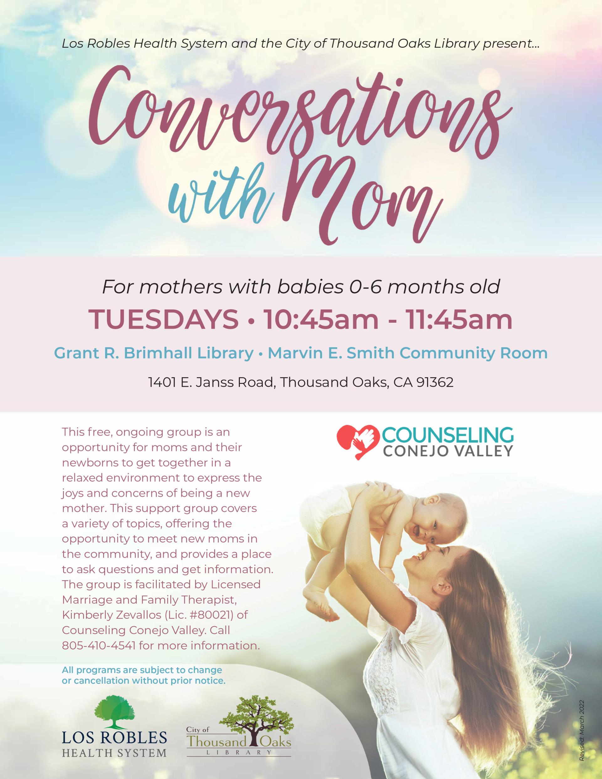 Conversations with Mom - Spring 2022