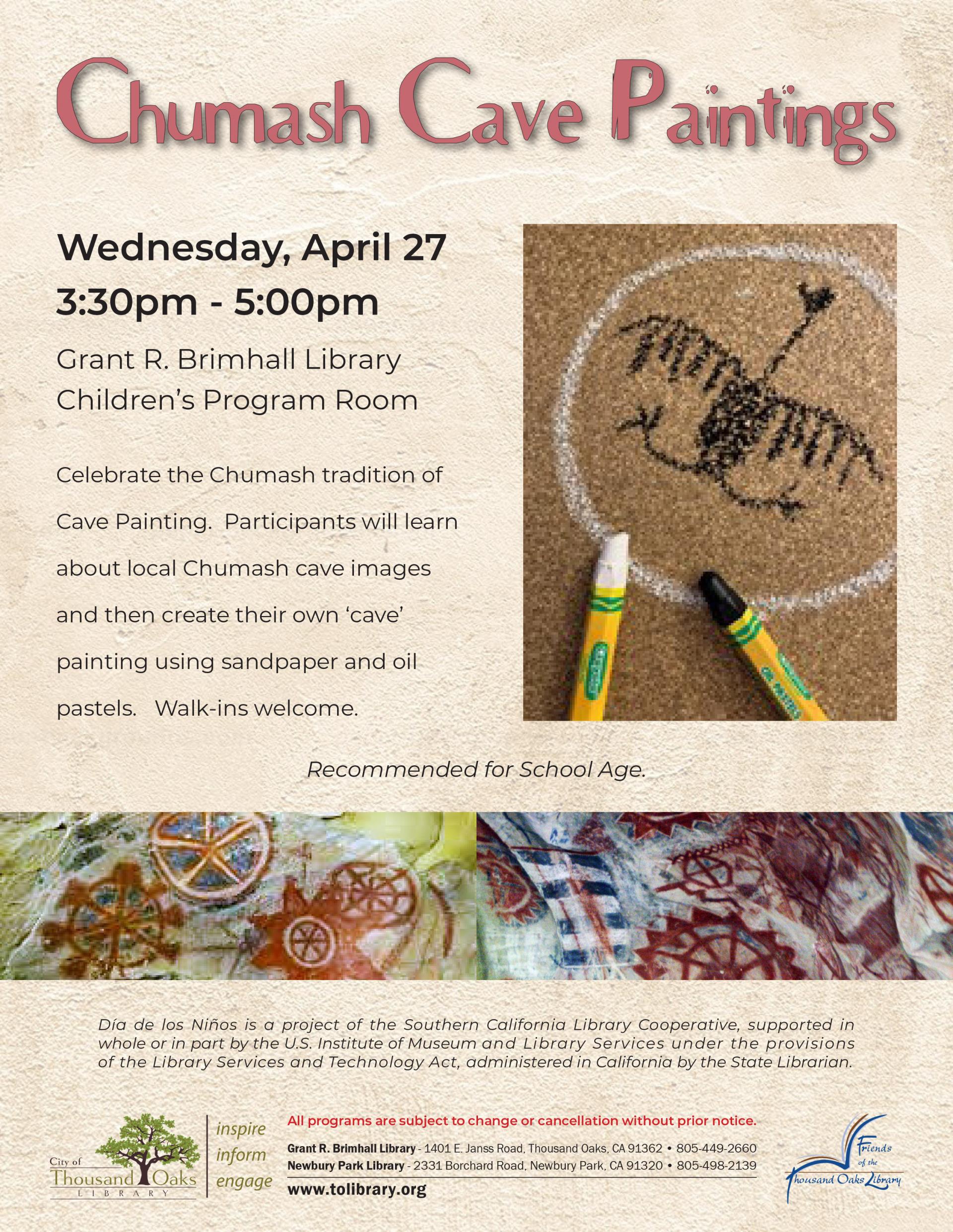 Chumash Cave Paintings - April 2022