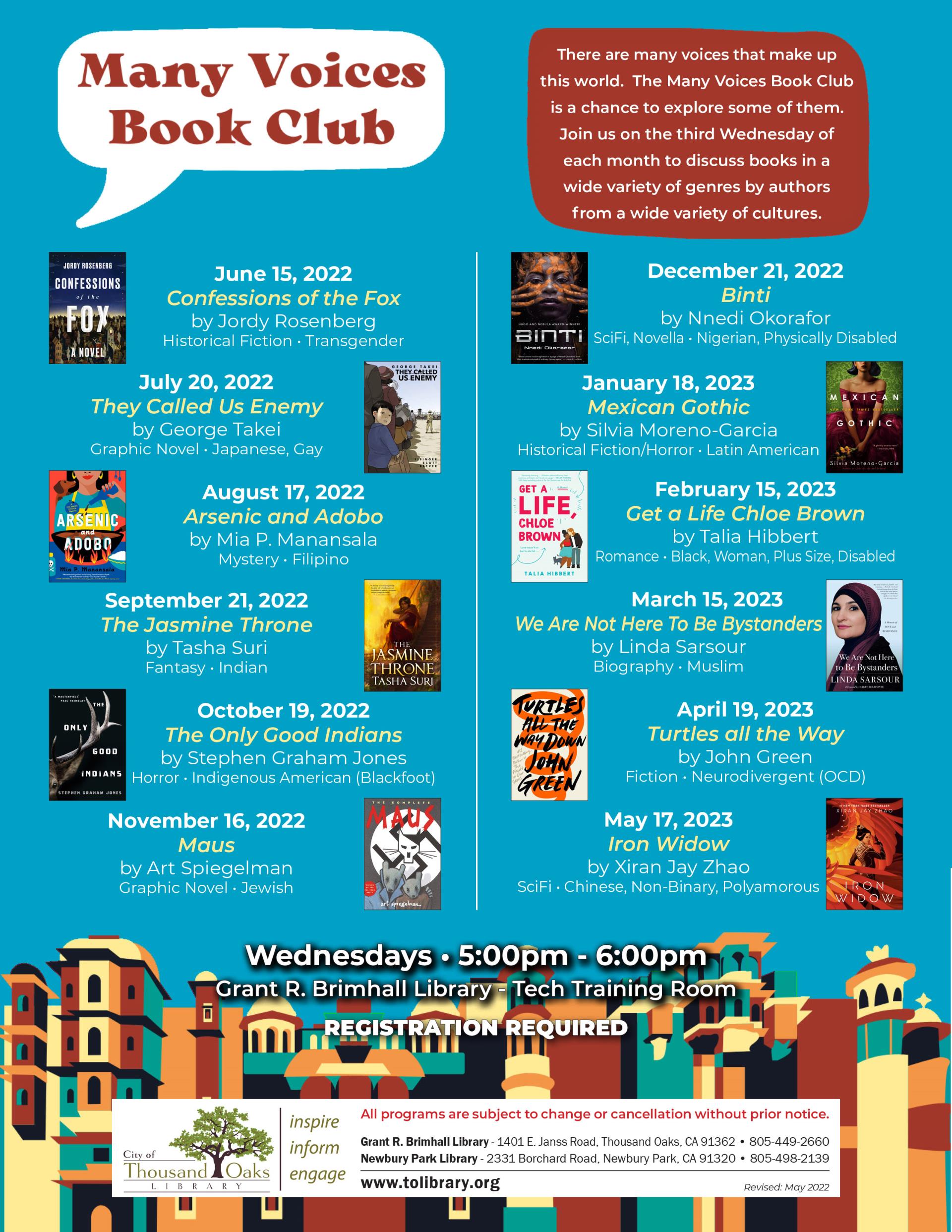 Library Events Calendar Thousand Oaks, CA