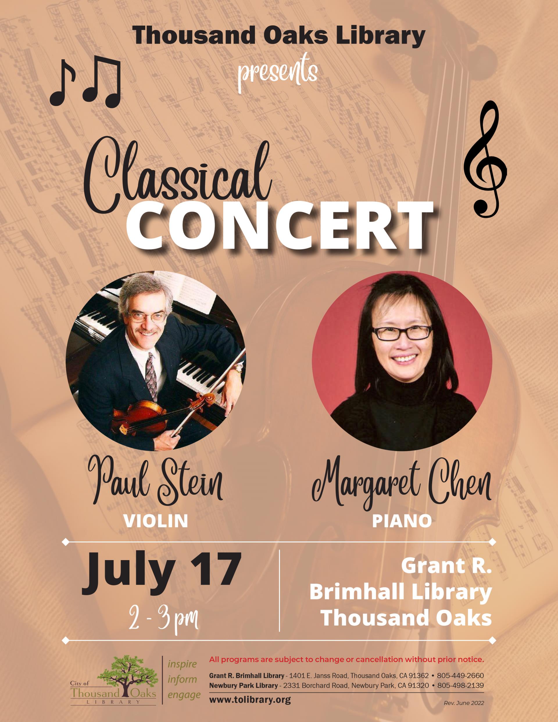Concert - Paul Stein - July 2022