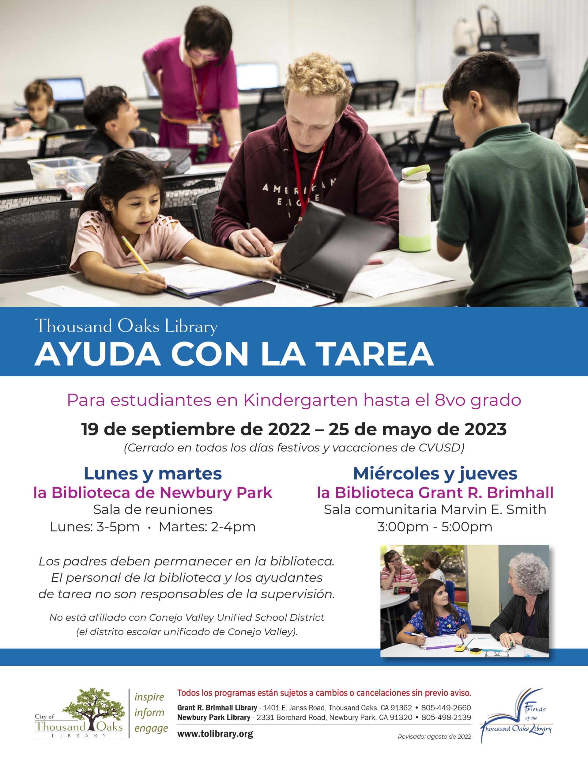 Homework Help - Fall 2022 SPANISH