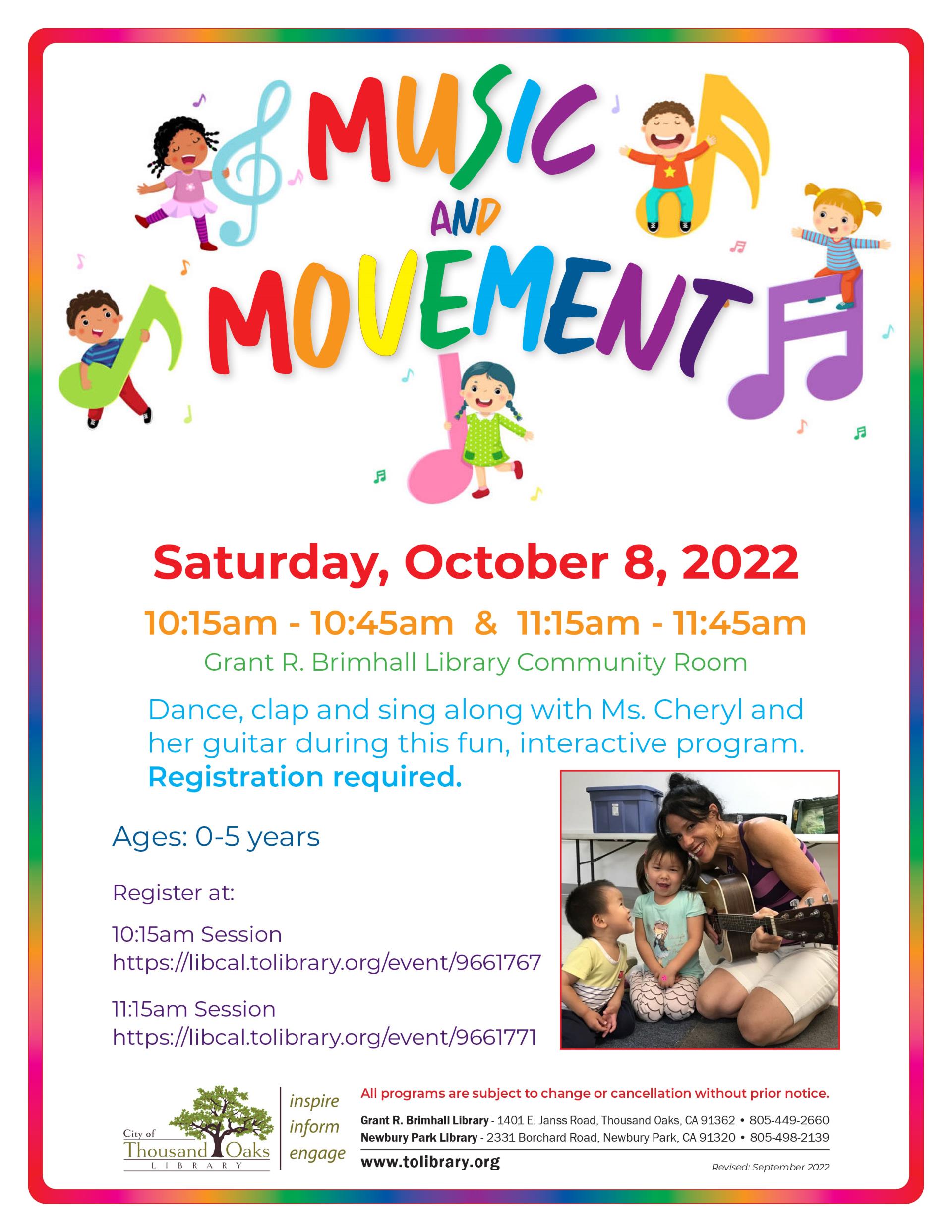 Music & Movement - Oct 2022