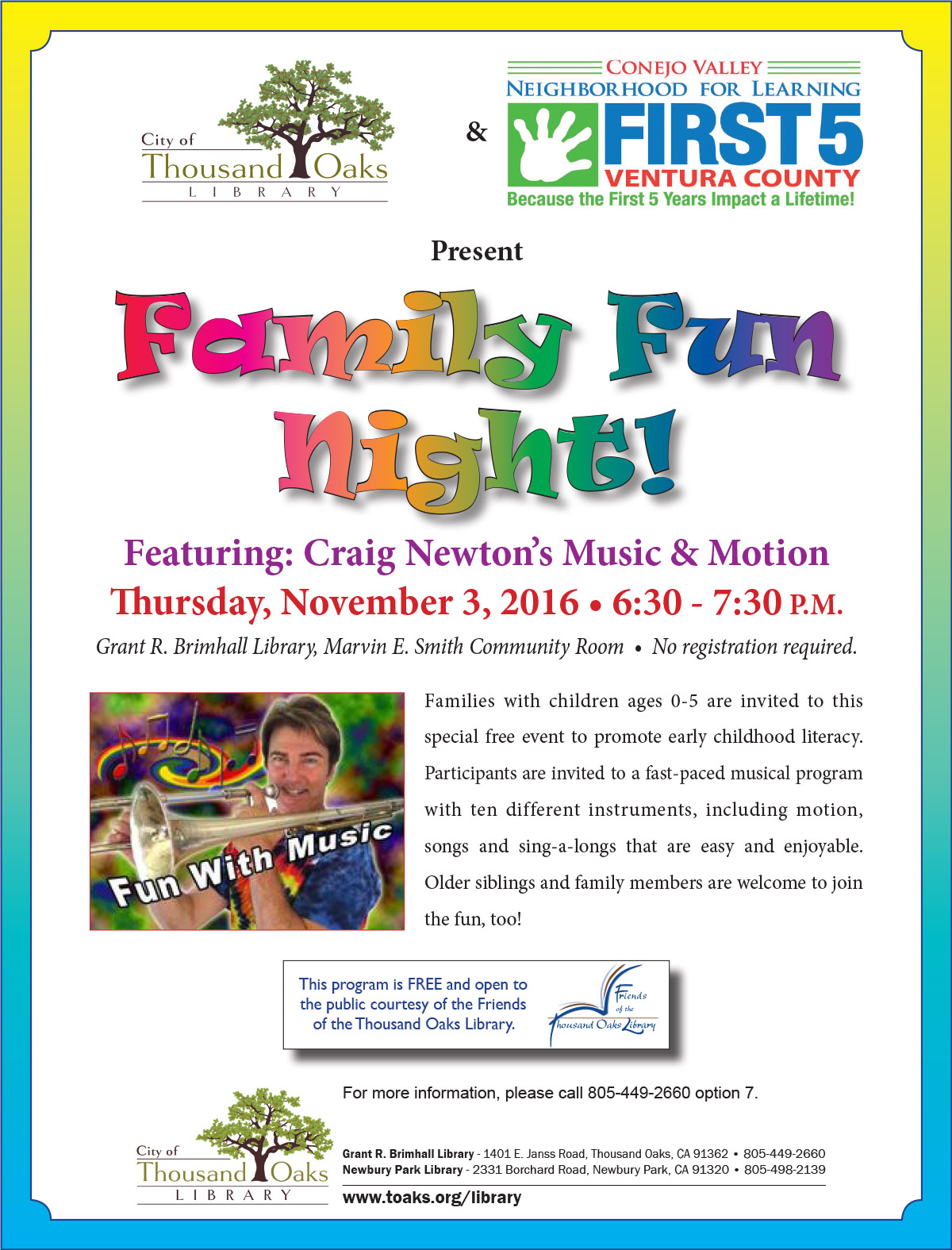 Family Fun Flyer - Nov 2016-English