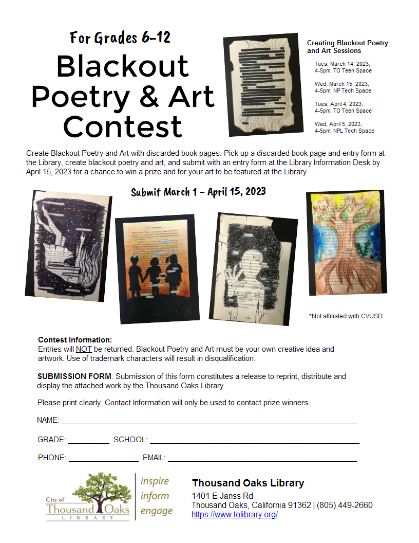 blackout poetry and art
