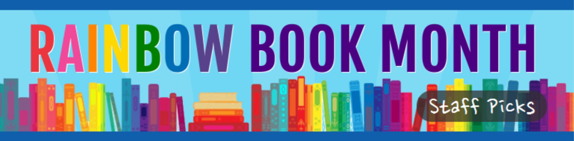 Rainbow Book Month banner
