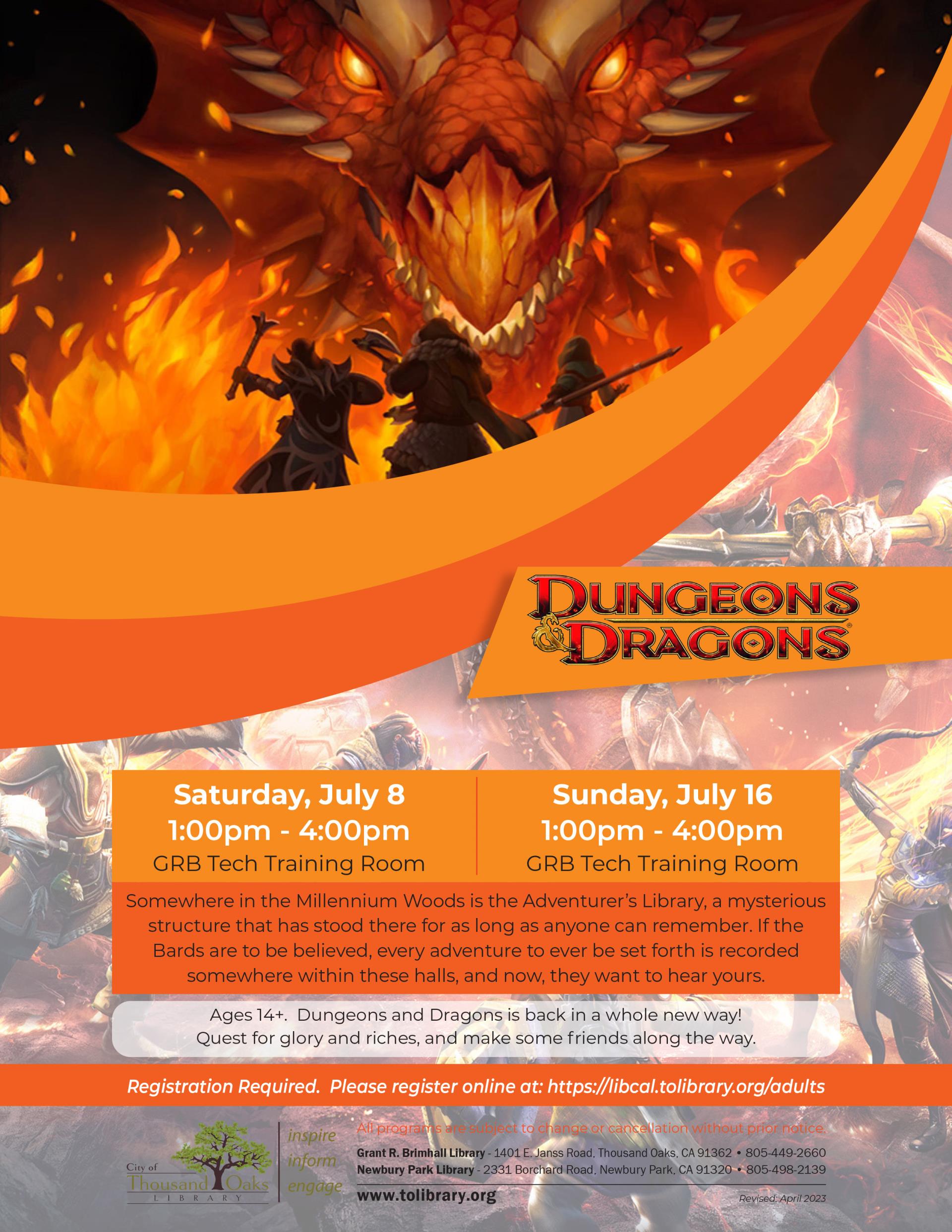 Dungeons & Dragons July 2023
