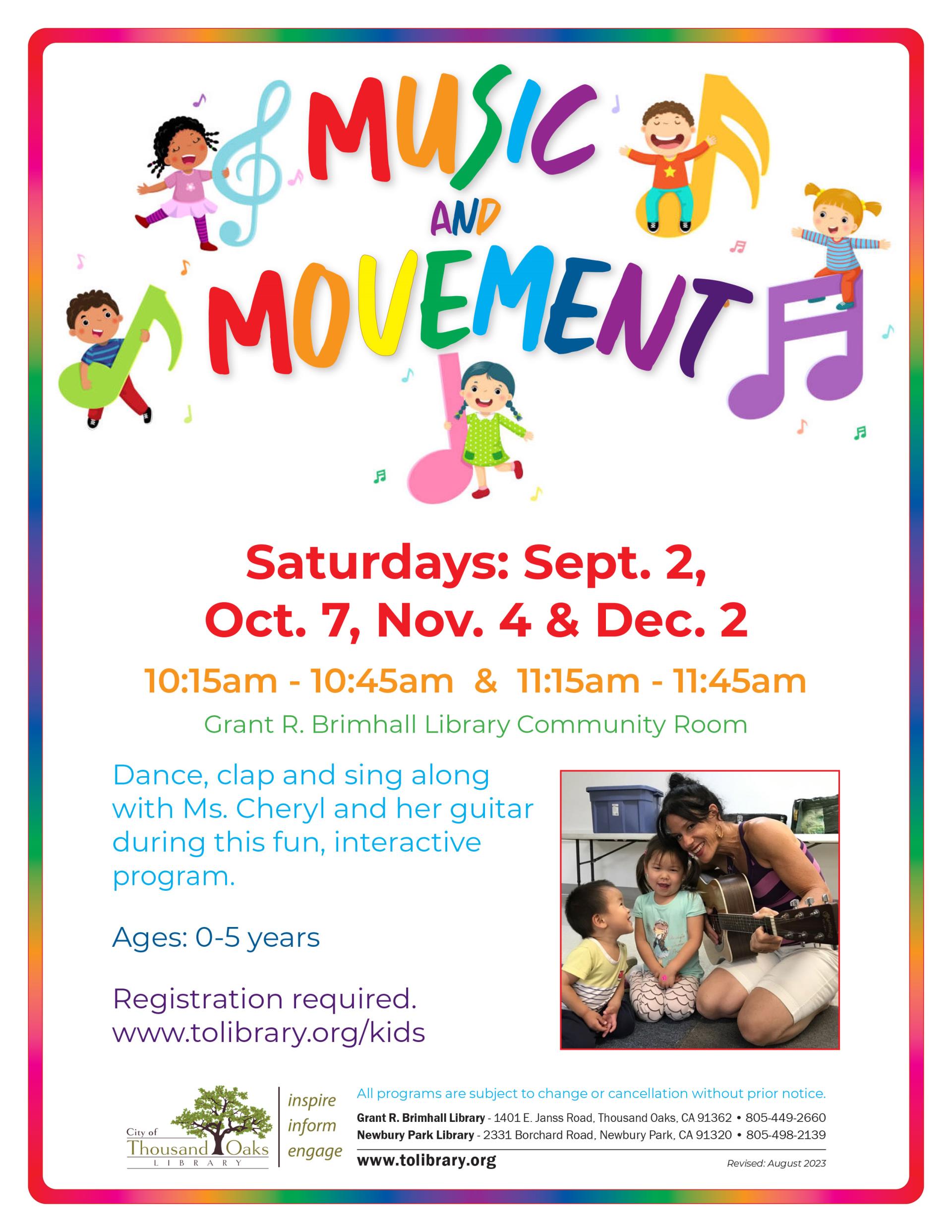 Music & Movement Fall 2023