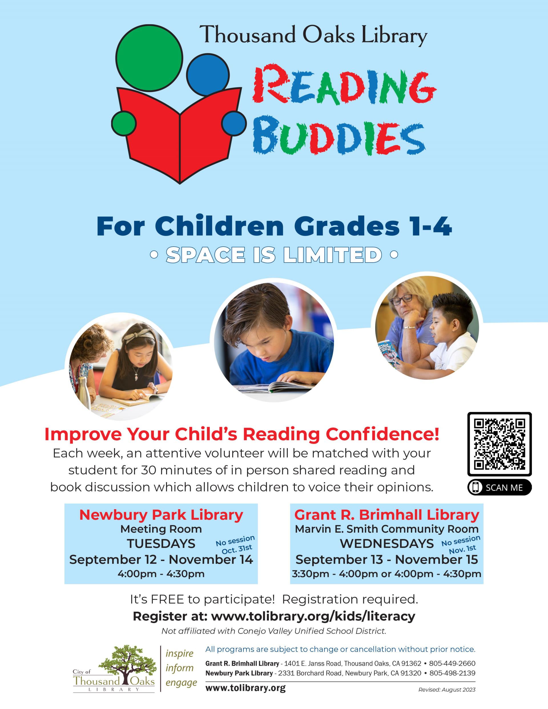 Reading Buddies Fall 2023 ENGLISH