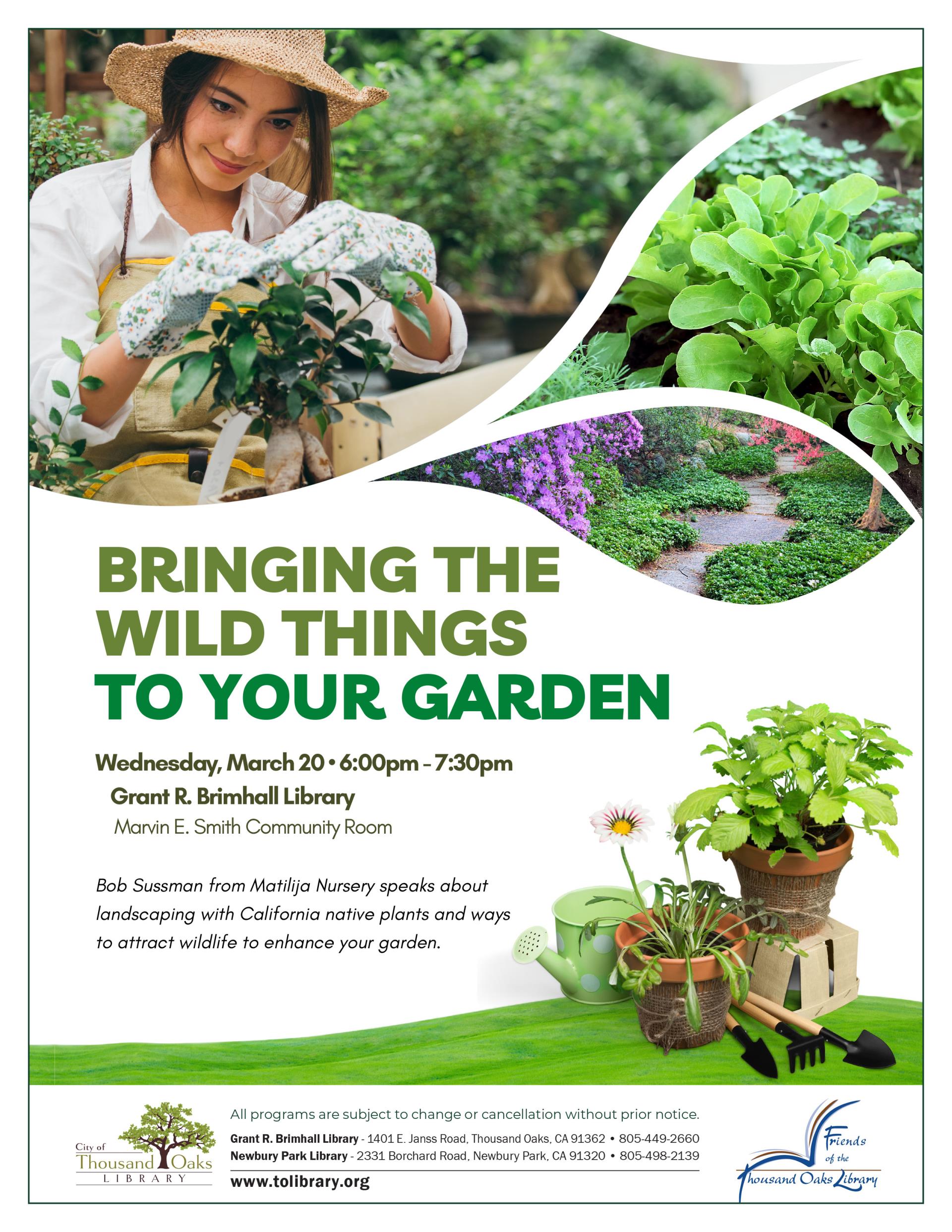 Bringing The Wild Things To Your Garden