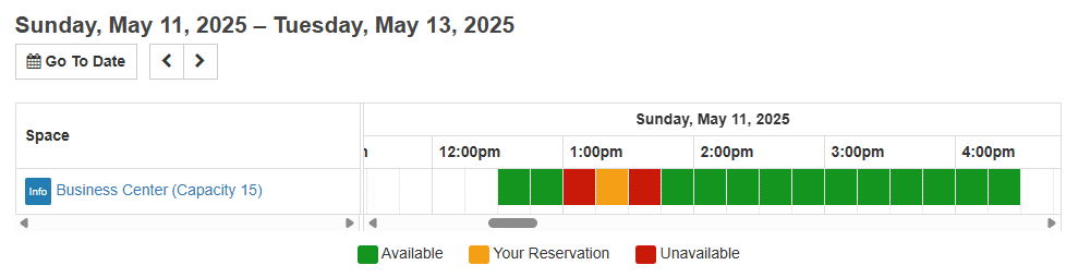 Choose the Desired Time Slot