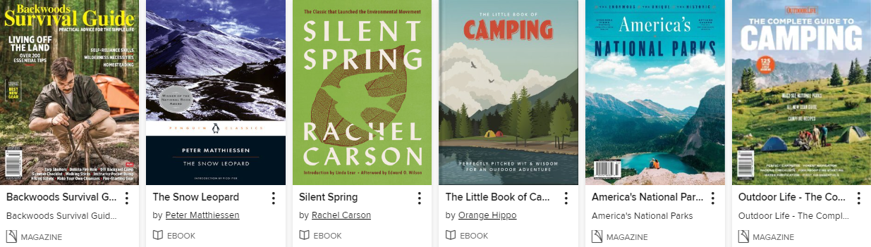 Camp Out with a Good Book