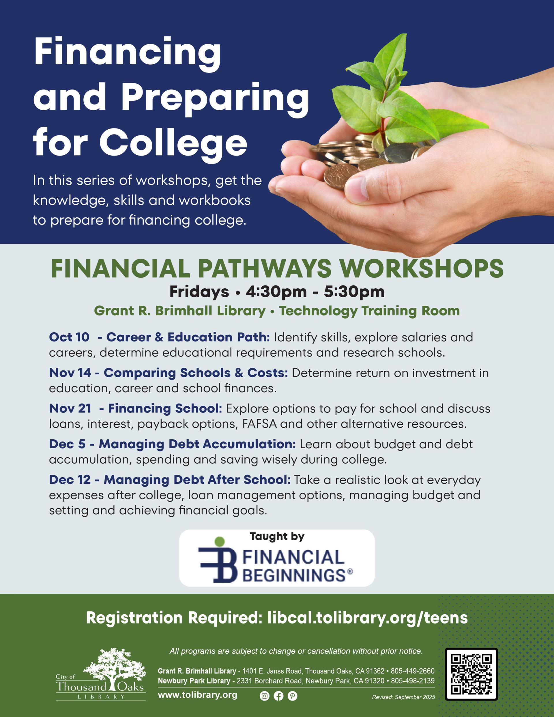 Financing and Preparing for College ENGLISH