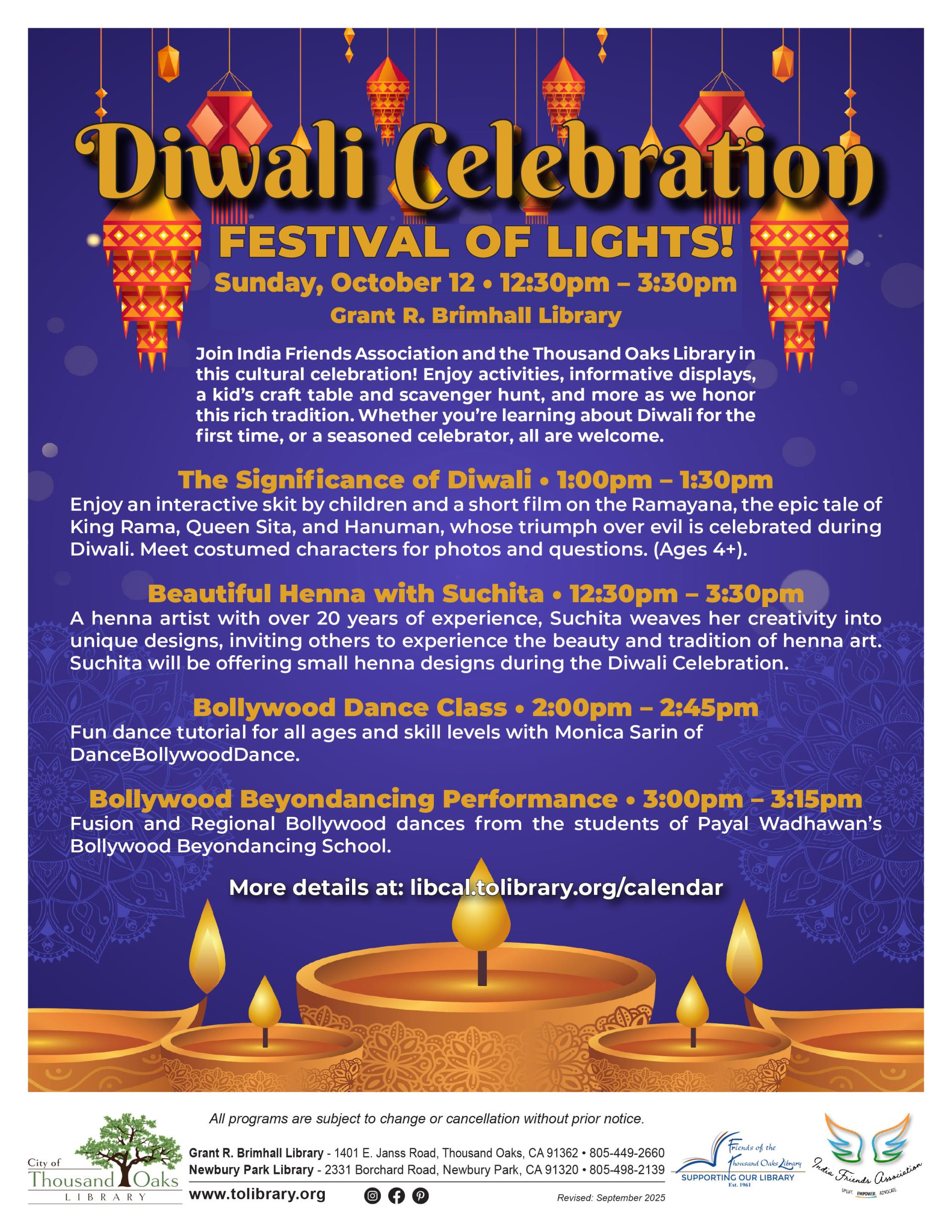 Diwali Celebration FLYER Rev