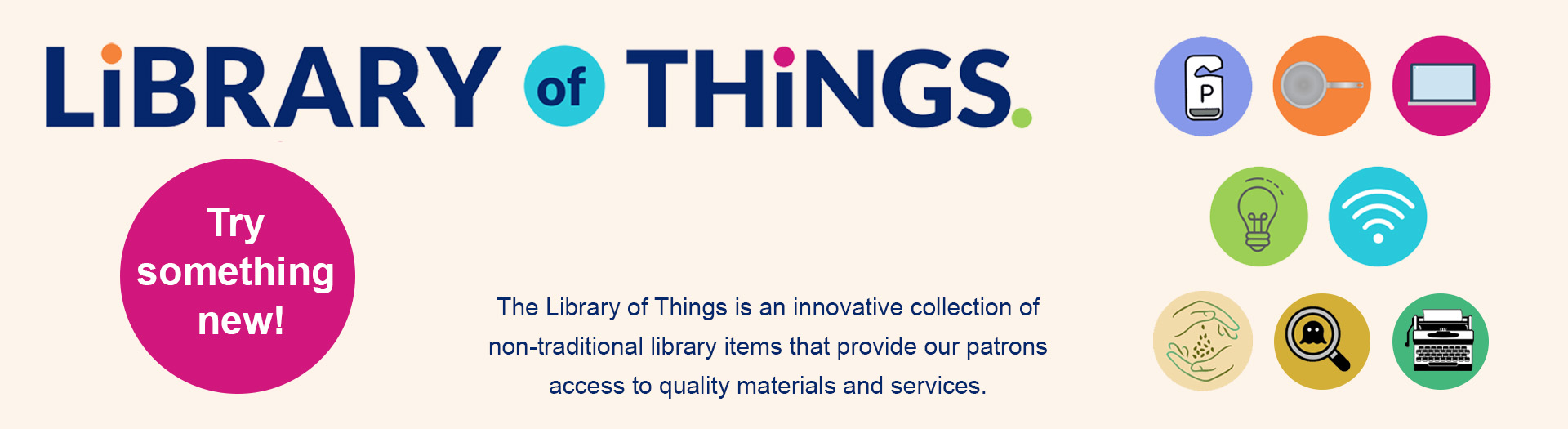 Library of Things homepage 2025 banner