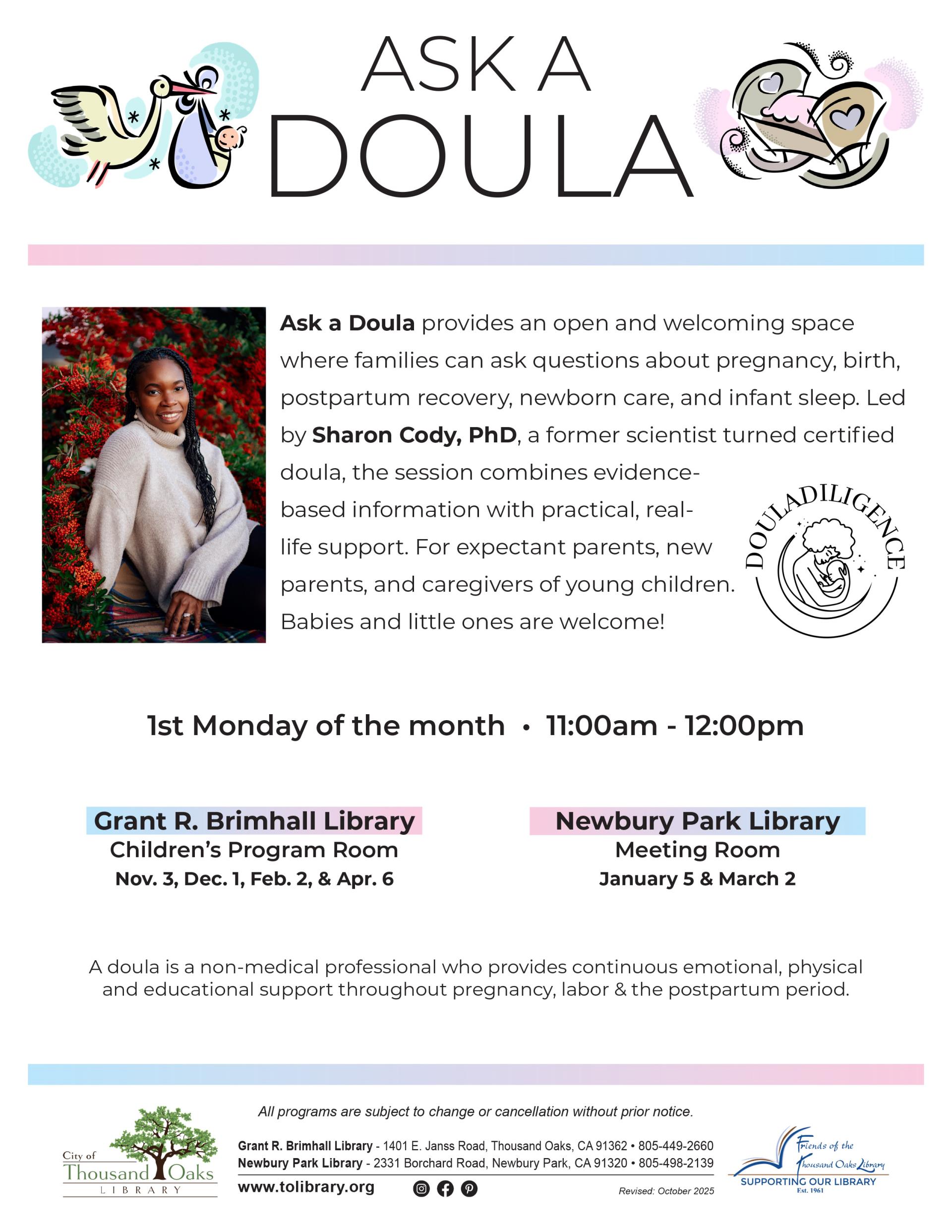 Ask a Doula Flyer