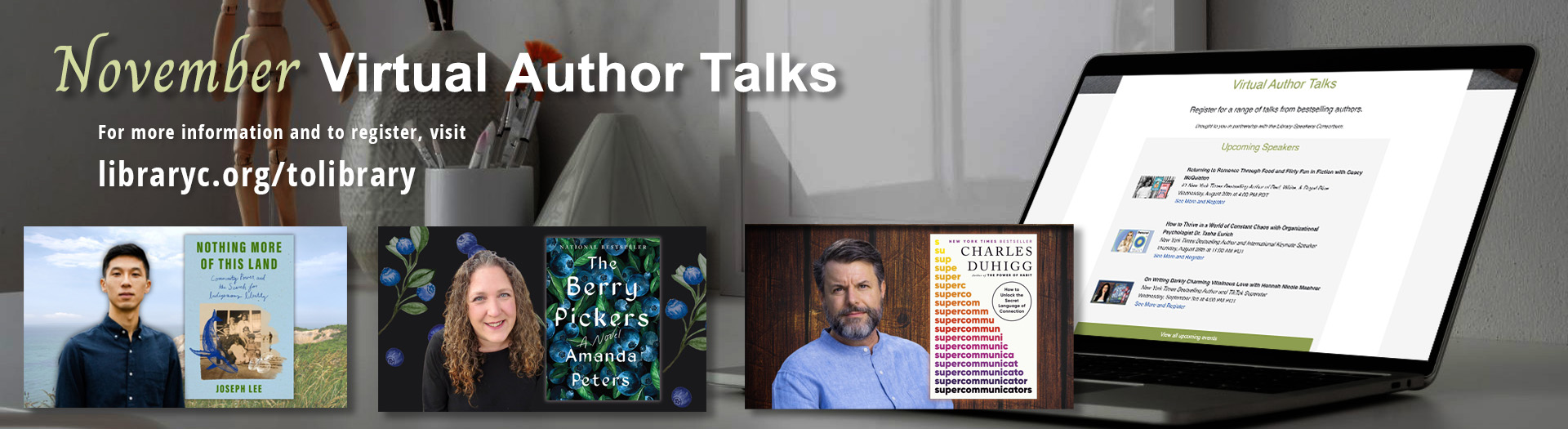 Author Talks Homepage Nov 2025 banner