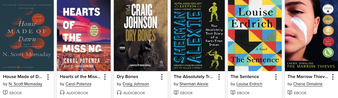 Native American Heritage Month Fiction