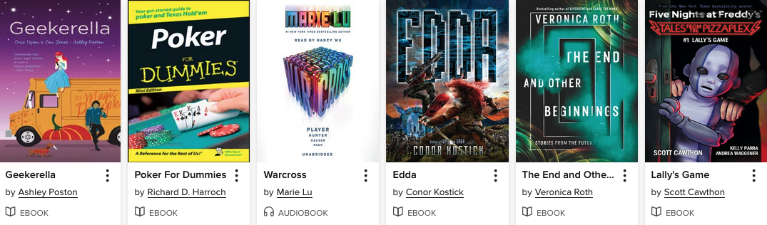 Teens Level Up Your Reading for International Games Month