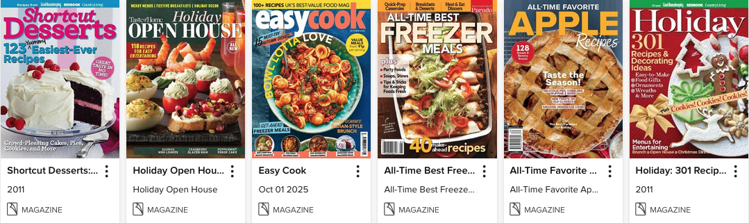 Cook Up a Feast eMagazines