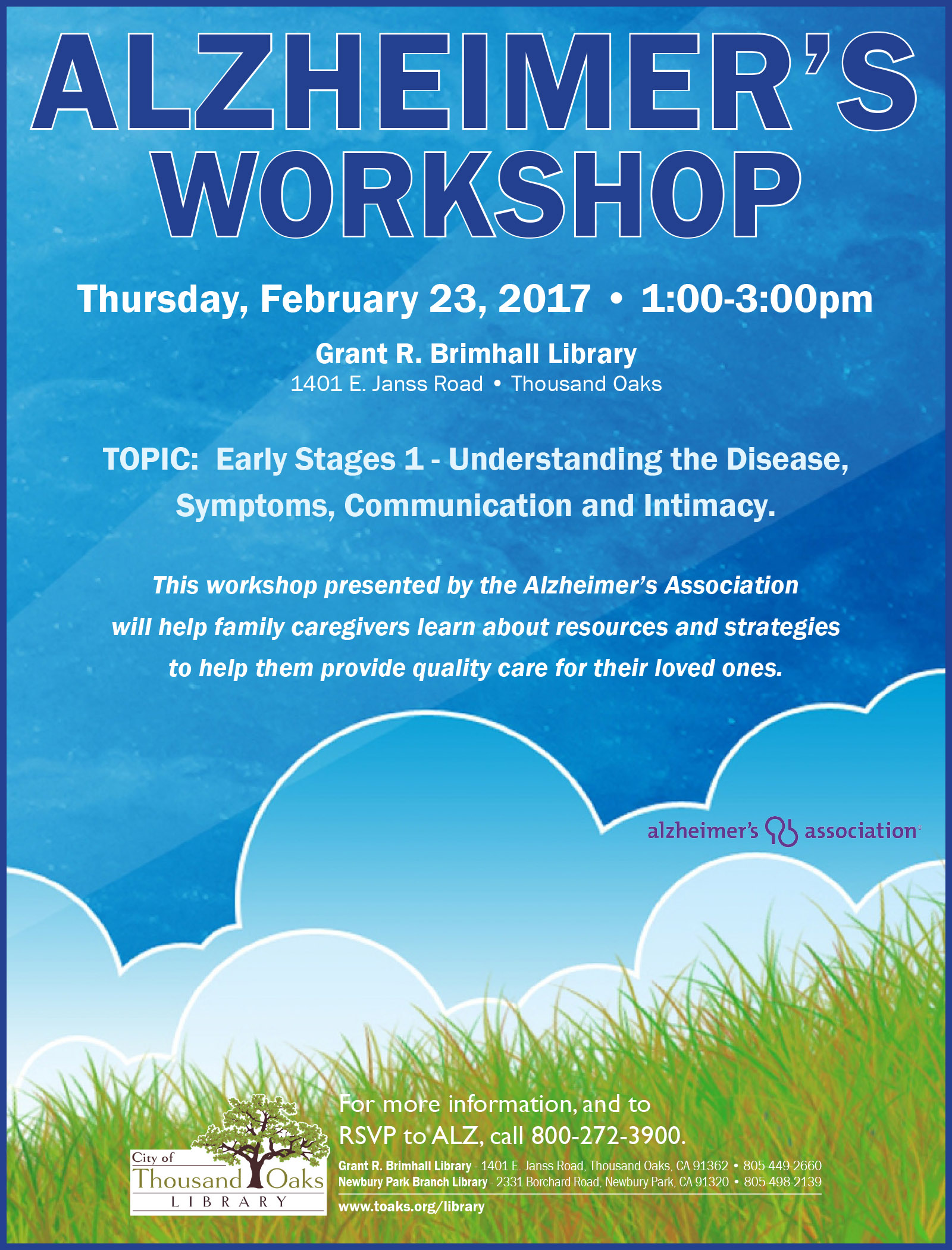 Alzheimers Workshop - Feb 2017